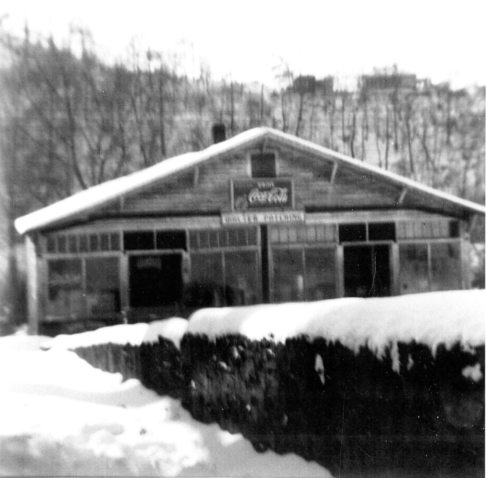 The Walter Patching grocery store in Oakdale, run from the 1920s to 1951